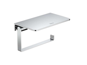 Металлический держатель рулона с полкой