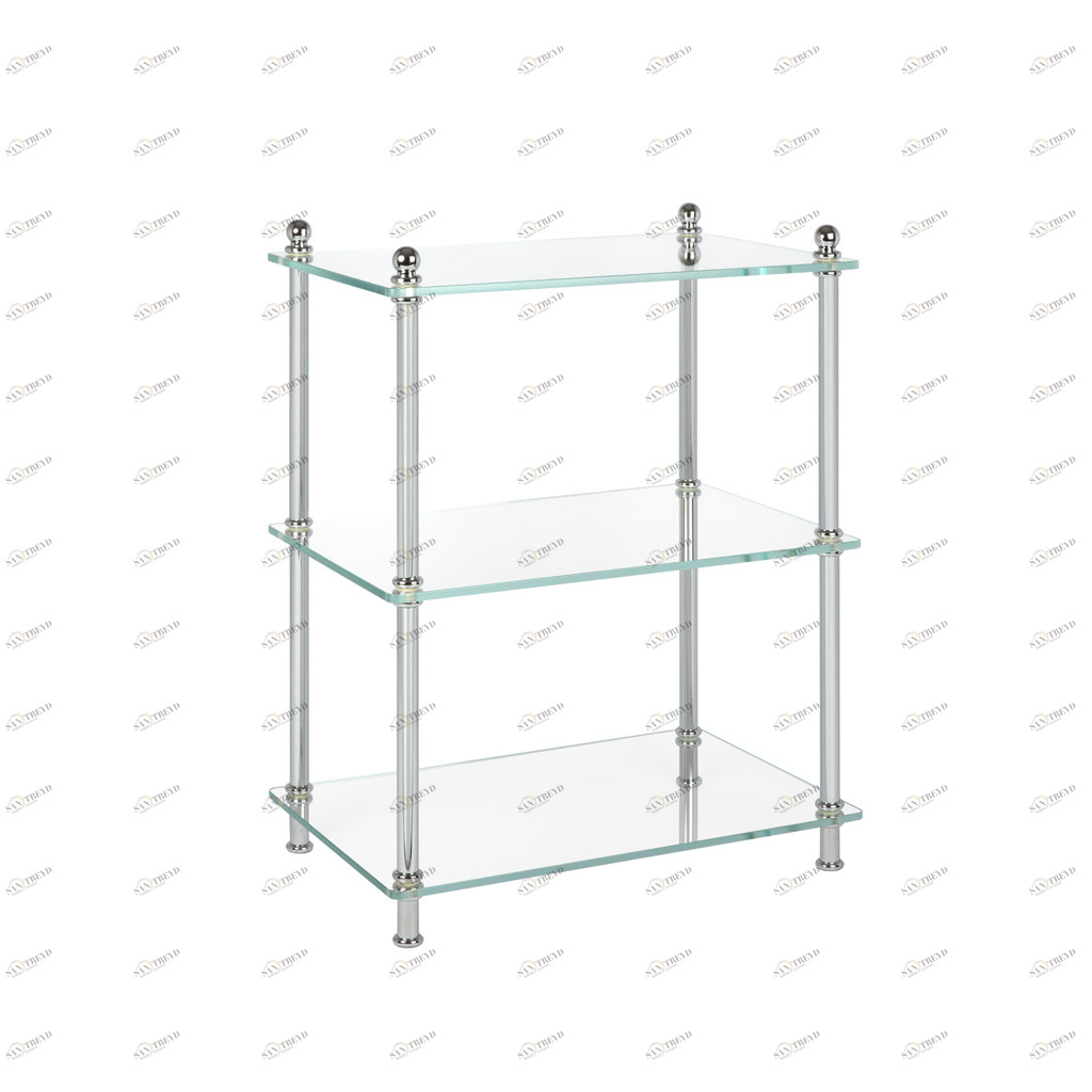 FS01-6124 FS01-6124 Стол на пьедестале прямоугольный, простой GUERIDONS Cristal & Bronze GUERIDONS 