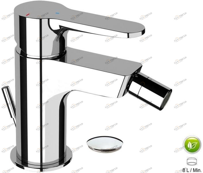 Remer Rubinetterie Смеситель для биде, устанавливаемый на столешнице, с регулируемым изливом Winner eco We 20 lt8