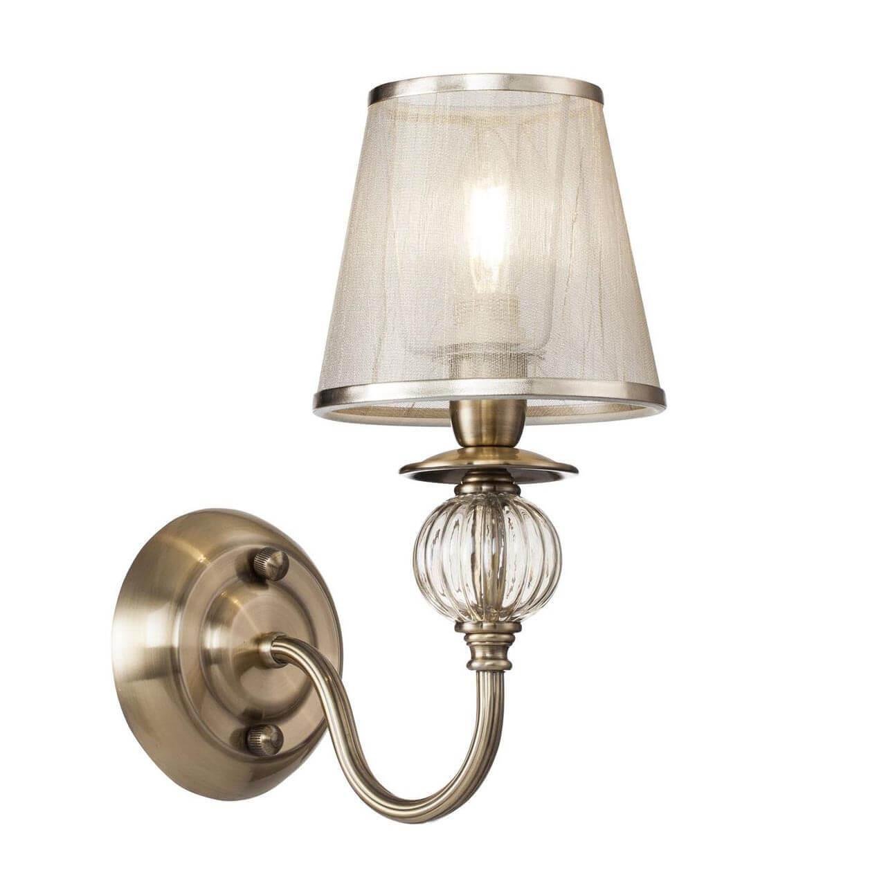 Бра металлическое с абажуром бронзовое Inessa FR2685WL-01BZ FREYA INESSA 00-3928993 Бронза  - Вид №1