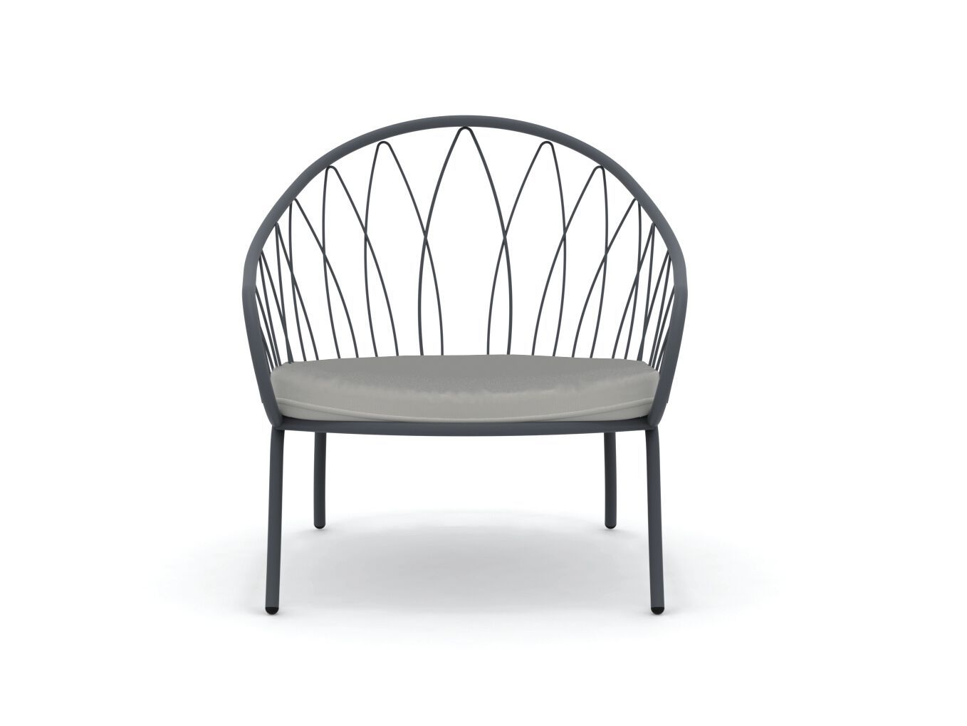 Металлический садовый стул с подлокотниками Vermobil Флора ARCH-00017974