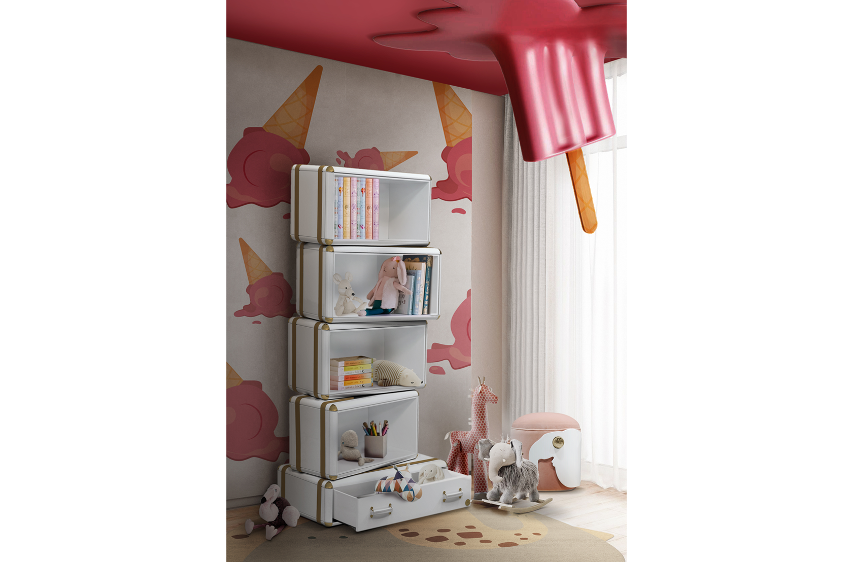 CIST784 Детские пуфики Слон Circu  - Вид №13