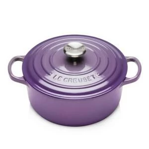 Кастрюля чугунная Le Creuset, Ø20 см, фиолетовая