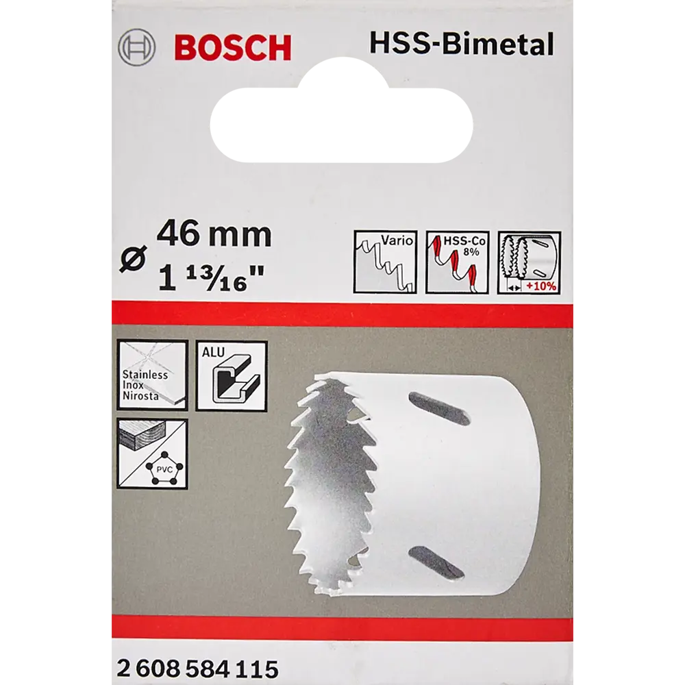 Коронка по стали биметаллическая Bosch 2608584115 46 мм 82857501 STLM-2034525 BOSCH PROFESSIONAL  - Вид №2