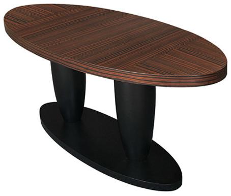 Hamilton Conte Paris Овальный обеденный стол из черного дерева Théa Thea sun-id-1354762 - Вид №1