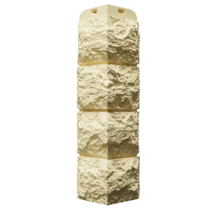 Угол наружный для фасадных панелей Docke Кирпич текстурный цвет светло-желтый