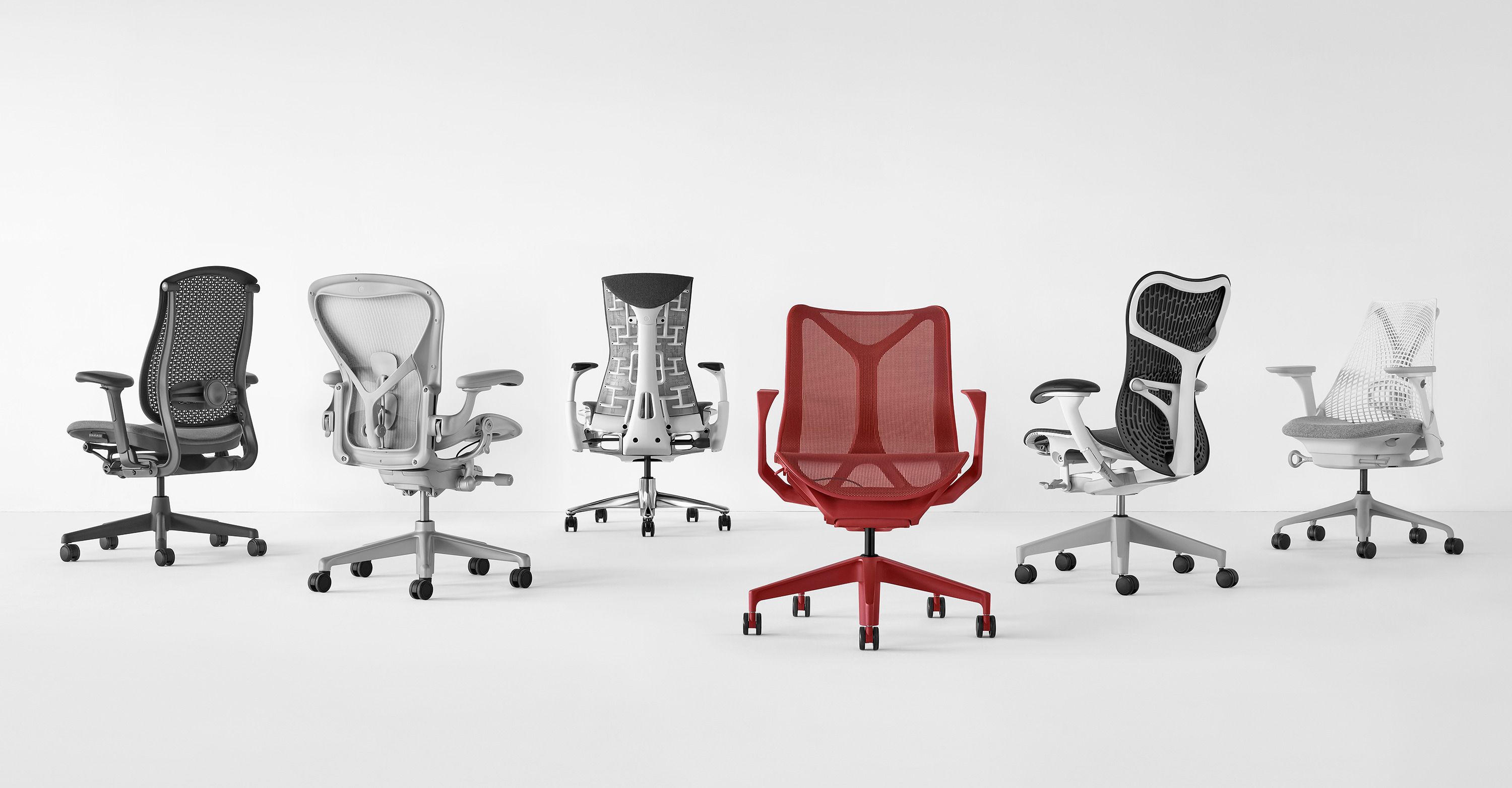 Эргономичное офисное кресло с высокой спинкой Herman Miller Cosm ARCH-00082366 - Вид №12