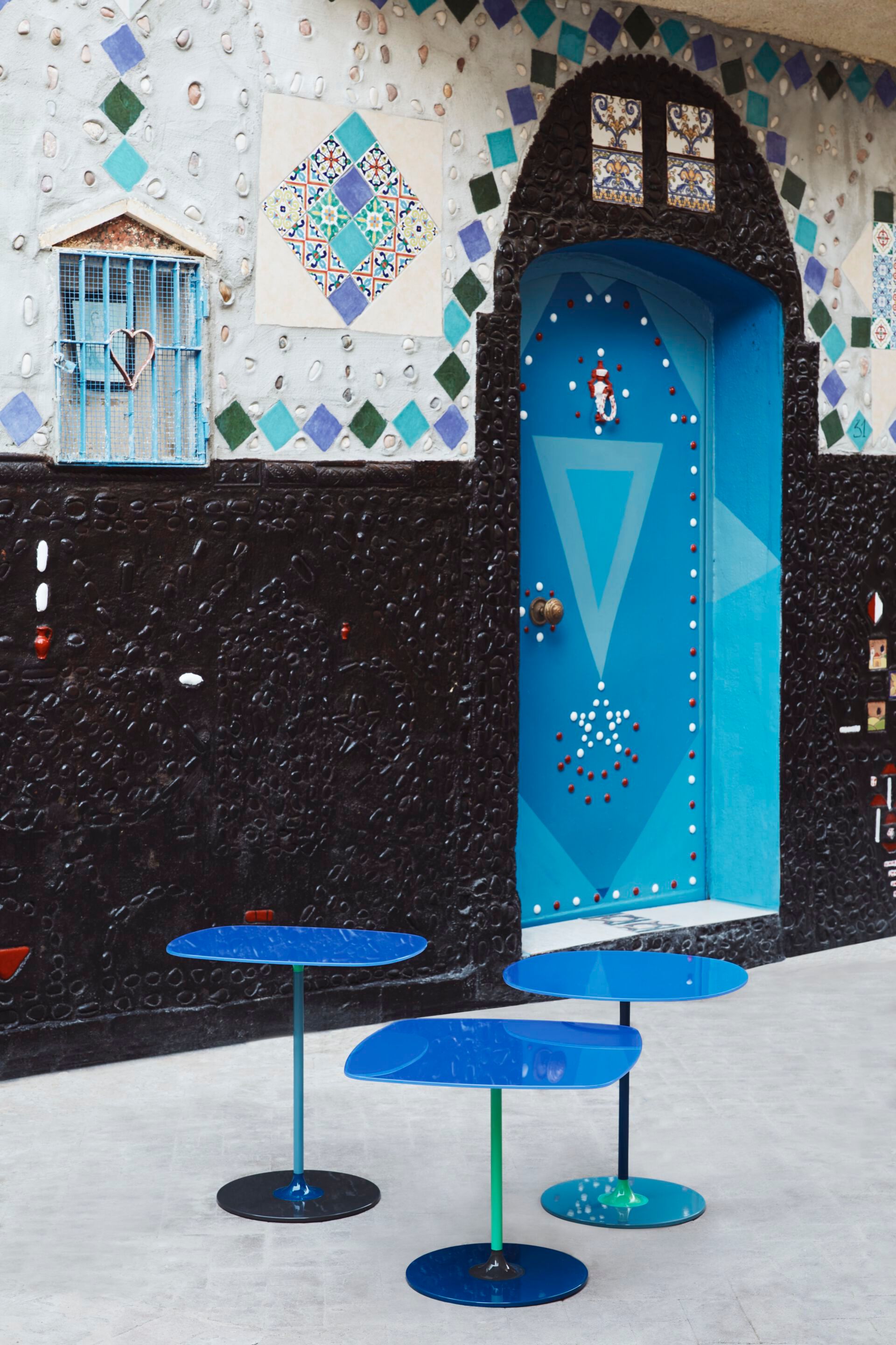 Прямоугольный журнальный столик с хрустальной столешницей и стальным основанием Kartell Тьерри ARCH-00090460 - Вид №6