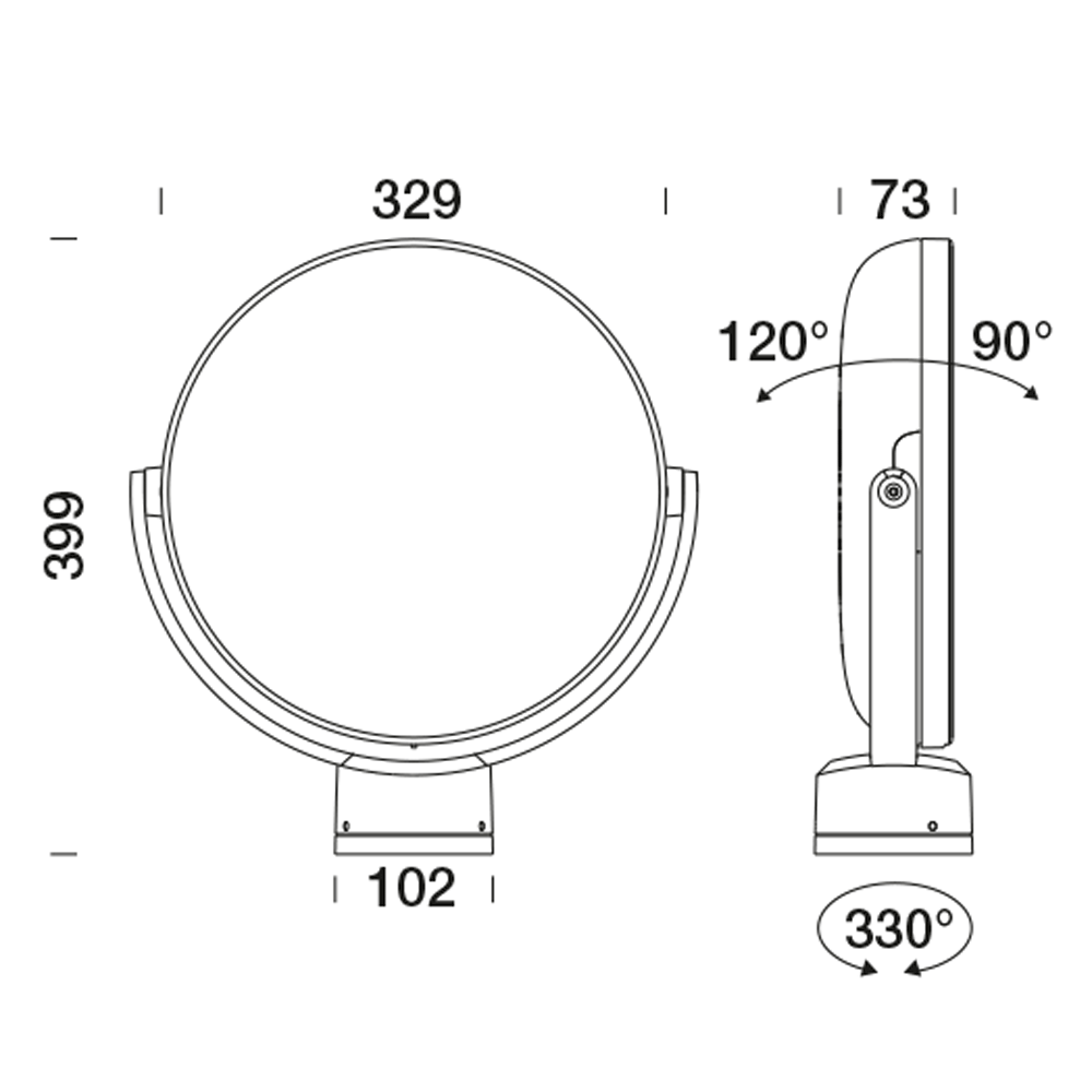 8840613 Проектор Platek SUN Large Proiettore  SUN Large Floodlight - 6 COB LED 3000K 26°  - Вид №10