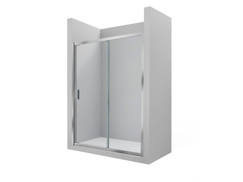 Стеклянная ниша душевая кабина с раздвижной дверью Roca L2-E M1621 ARCH-00049667