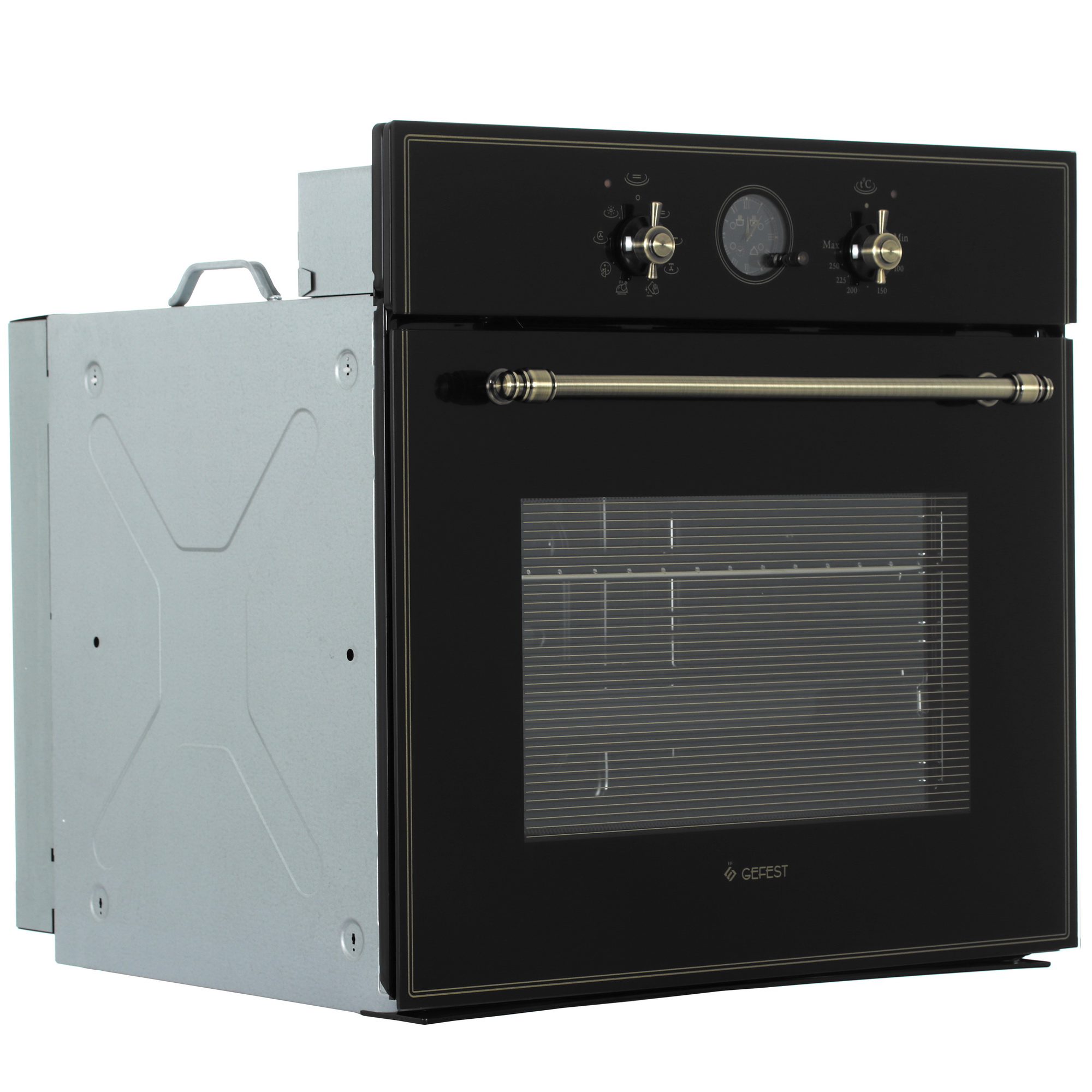 9066585 Электрический духовой шкаф Gefest ЭДВ ДА 622-02 К83 черный STDN-0027485 - Вид №1