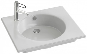 EXBA112-Z-00 Подвесная раковина настенная прямоугольная JACOB DELAFON ODEON RIVE GAUCHE белая