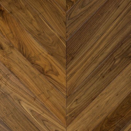 Паркет Ёлка Marco Ferutti Louvre Американский 15*90*485мм Орех Европейский (Грецкий) Любая на выбор (Гладкая) 485х90 мм 2600700105