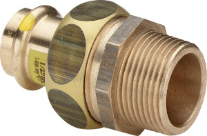 Viega Соединительный элемент резьбовой разъемный Profipress G 2654 (379407)