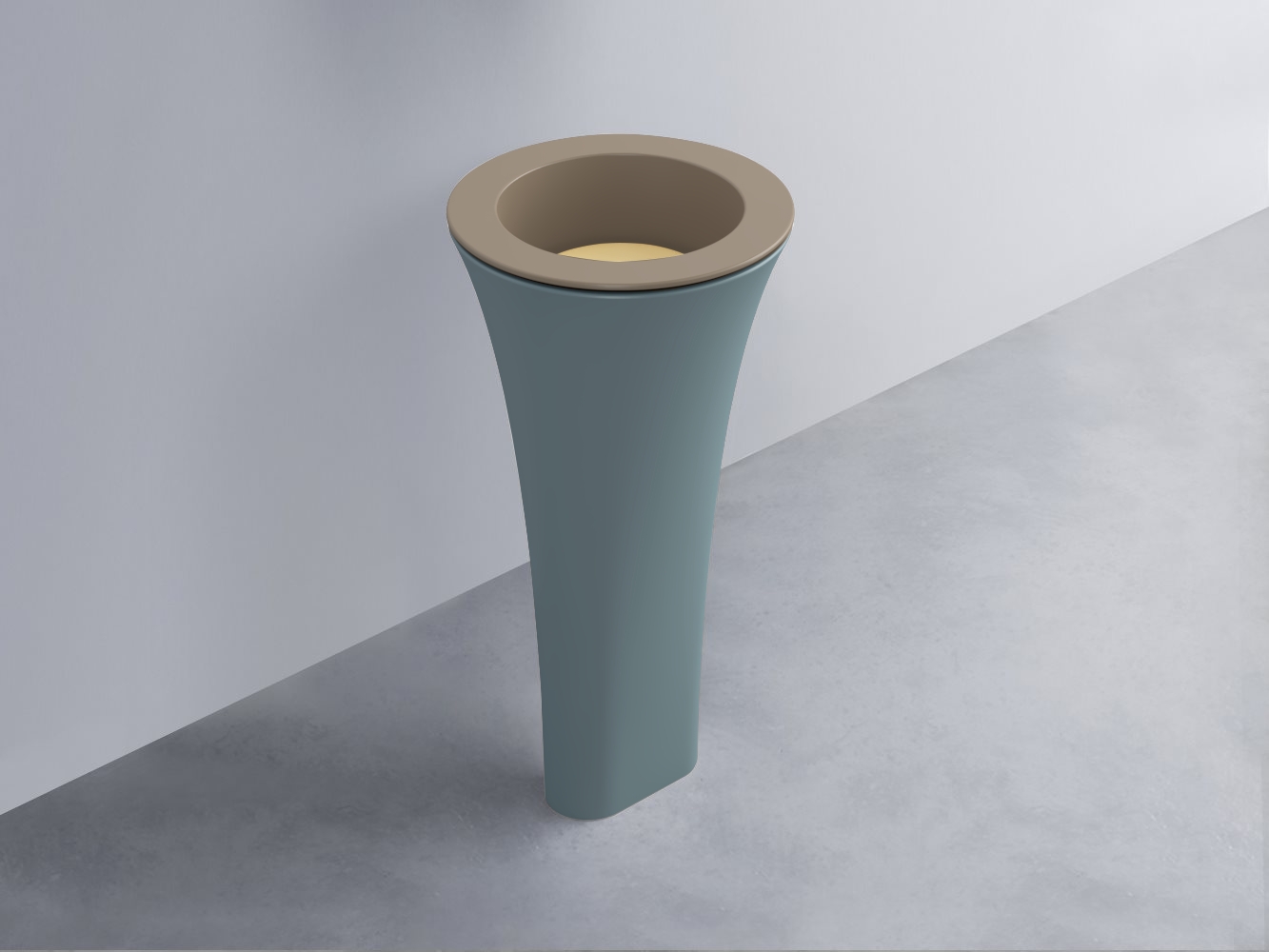 AMLA45-AN+AMPILT-CN+AMCOLT-PL Раковина Amedeo Tondo отдельностоящая cielo Enjoy + Amedeo Ceramica Cielo