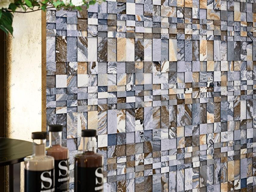 Land Porcelanico Мозаика из переработанных материалов и керамогранита Canyon sun-id-1482995