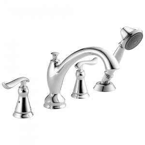 T4794-CZ Римская ванна с ручным душем Delta Faucet Linden Шампанское бронза