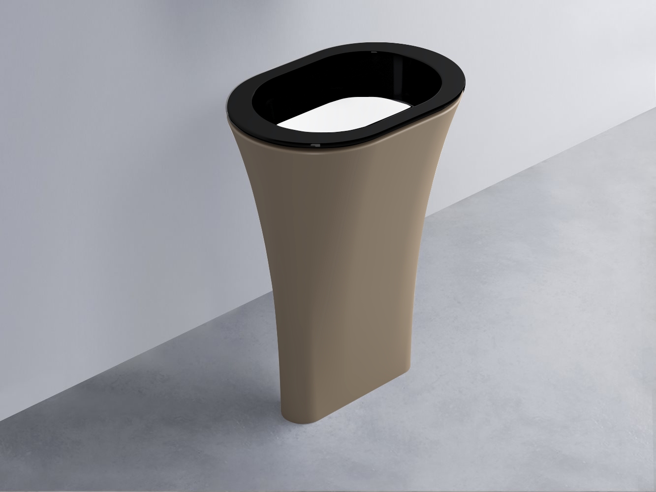 AMLA65-N+AMPILO-BL+AMCOLO-AN Раковина Amedeo Ovale отдельностоящая cielo Enjoy + Amedeo Ceramica Cielo