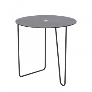 990120 Cloud black/brown журнальный столик Turntable с круглой столешницей 48х48см;LIND DNA