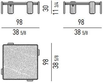 Minotti Журнальный столик для улицы Florida sun-id-1377019 - Вид №4