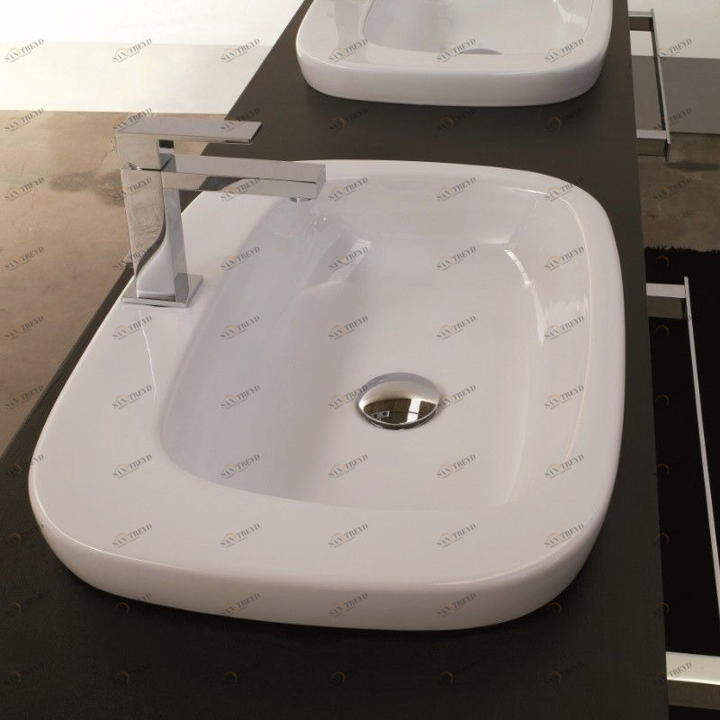 43370 Встроенная раковина под столешницу овальная Ceramica Hidra 