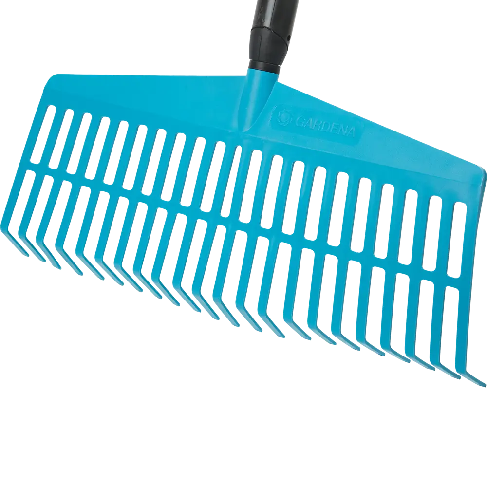 Грабли прямые Gardena 22 зубьев с черенком 130 см STLM-2031118 - Вид №1