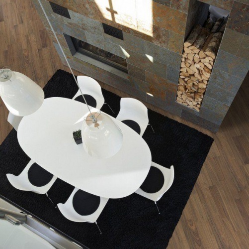 Паркетная доска Golvabia Lightwood 2-strip Орех американский Натур (Гладкая) 1190х195 мм 1700200016 - Вид №7