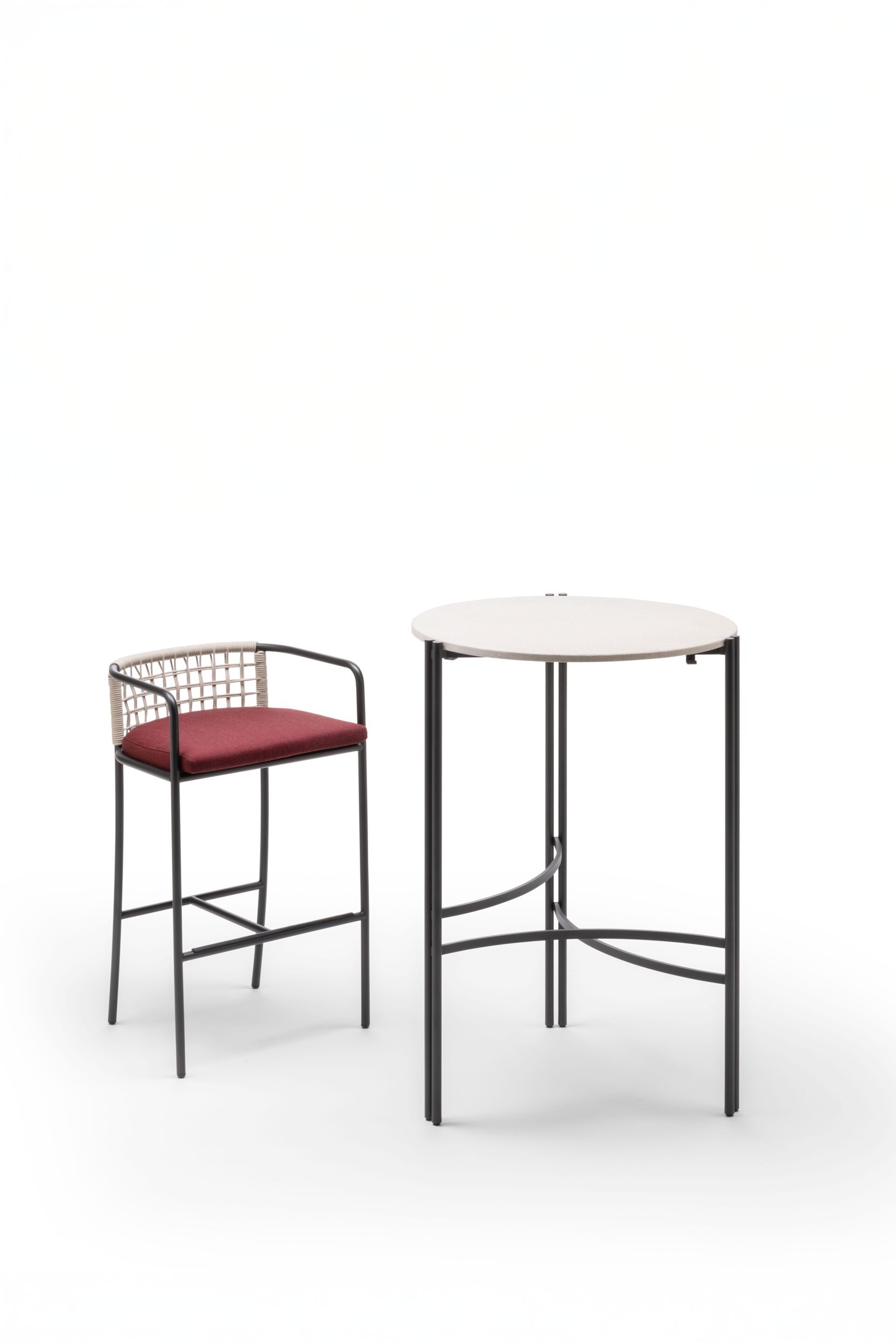 Высокий садовый стол с столешницей из натурального камня Living Divani Etoile ARCH-00083583 - Вид №1