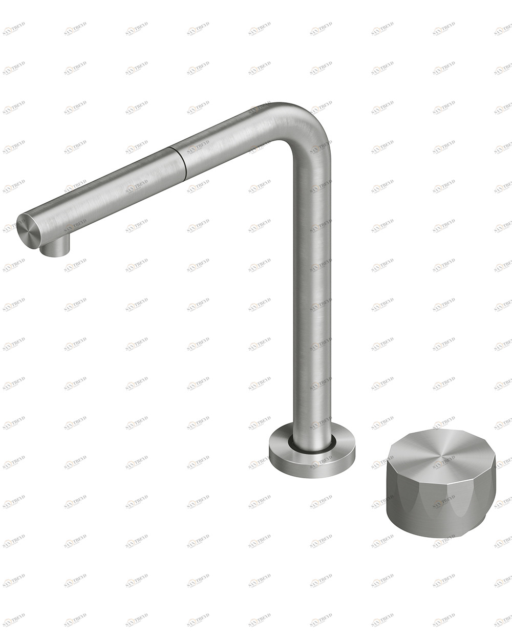 Inox. 463,15. Смеситель для кухни под ветром Quadrodesign 463.15