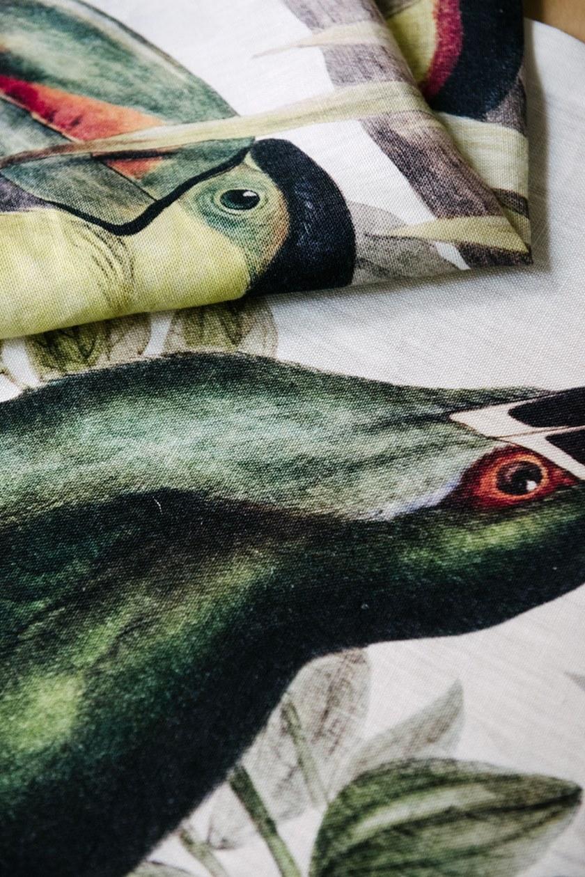 The NapKing Набор для завтрака (6 салфеток + 6 салфеток) Toucans sun-id-1374893 - Вид №1