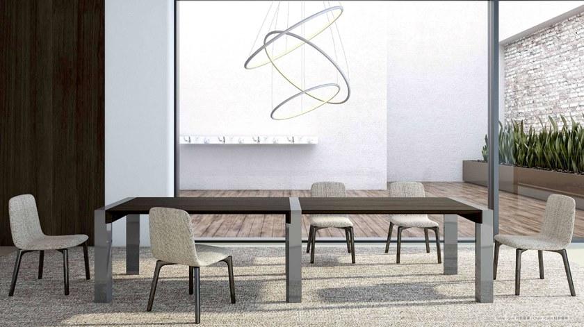 Now & Future Прямоугольный стол из стали и дерева sun-id-1459079 - Вид №1