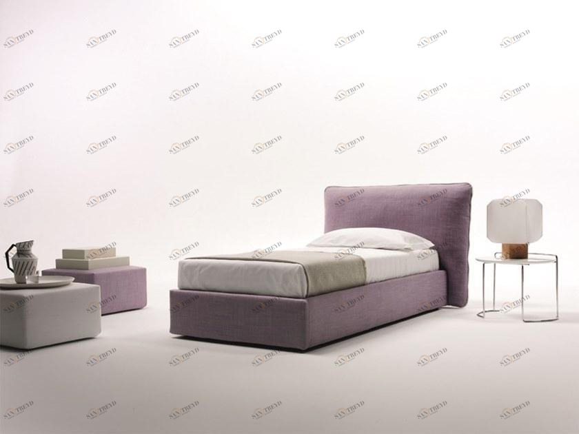 ESTEL GROUP Односпальная кровать-контейнер с мягким изголовьем sun-id-1369438