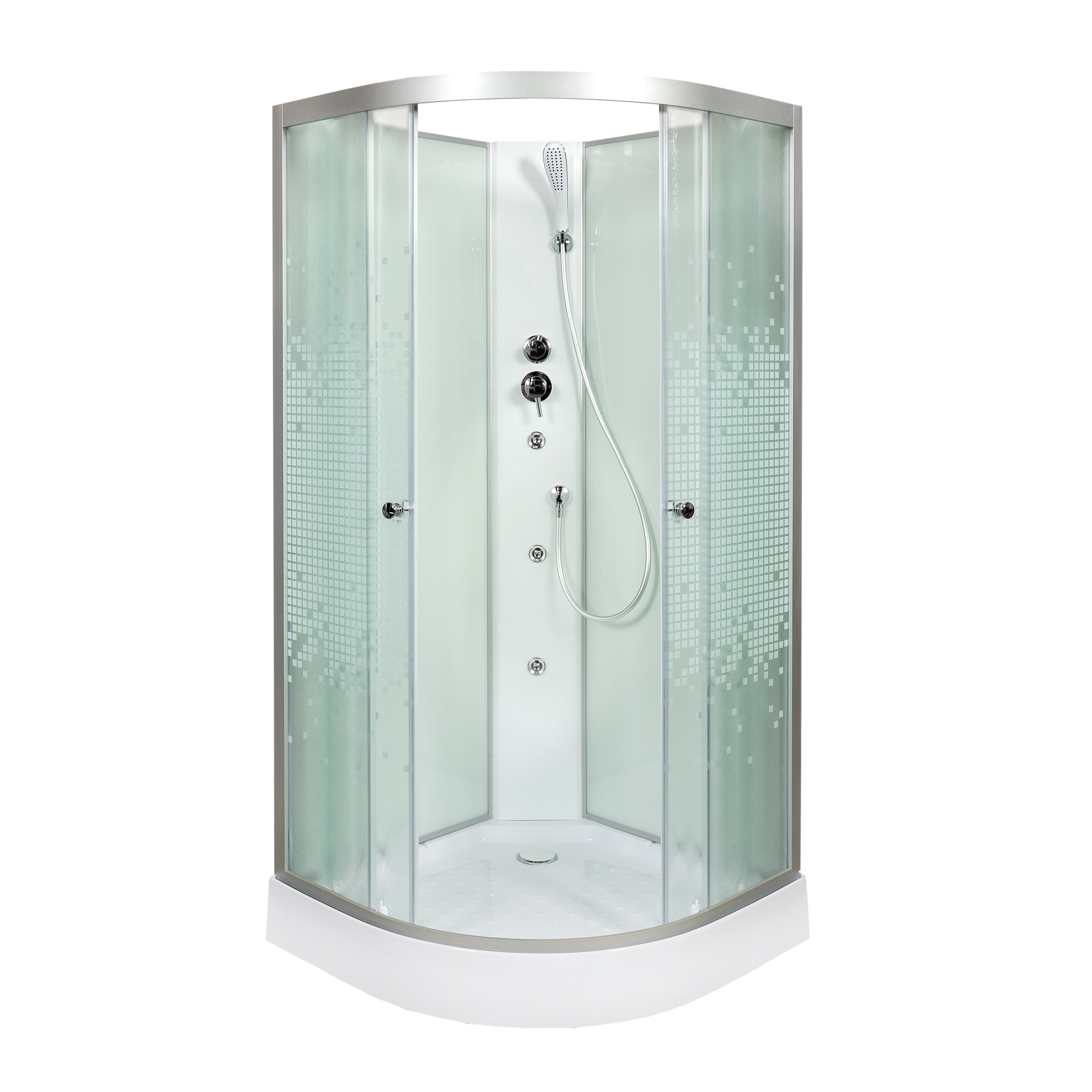 B01S LED BLACK Душевая кабина DETO Серия В L 908 N с гидромассажем - Вид №16