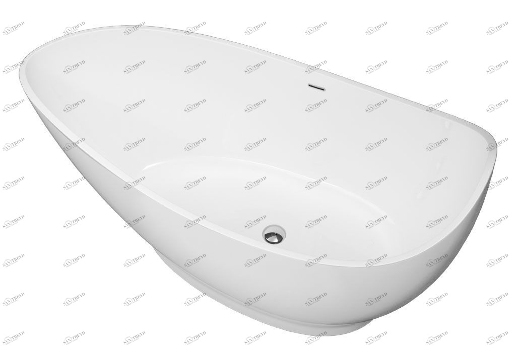 Ванна из искусственного камня Aquanet Grace V2 175x81, глянцевая