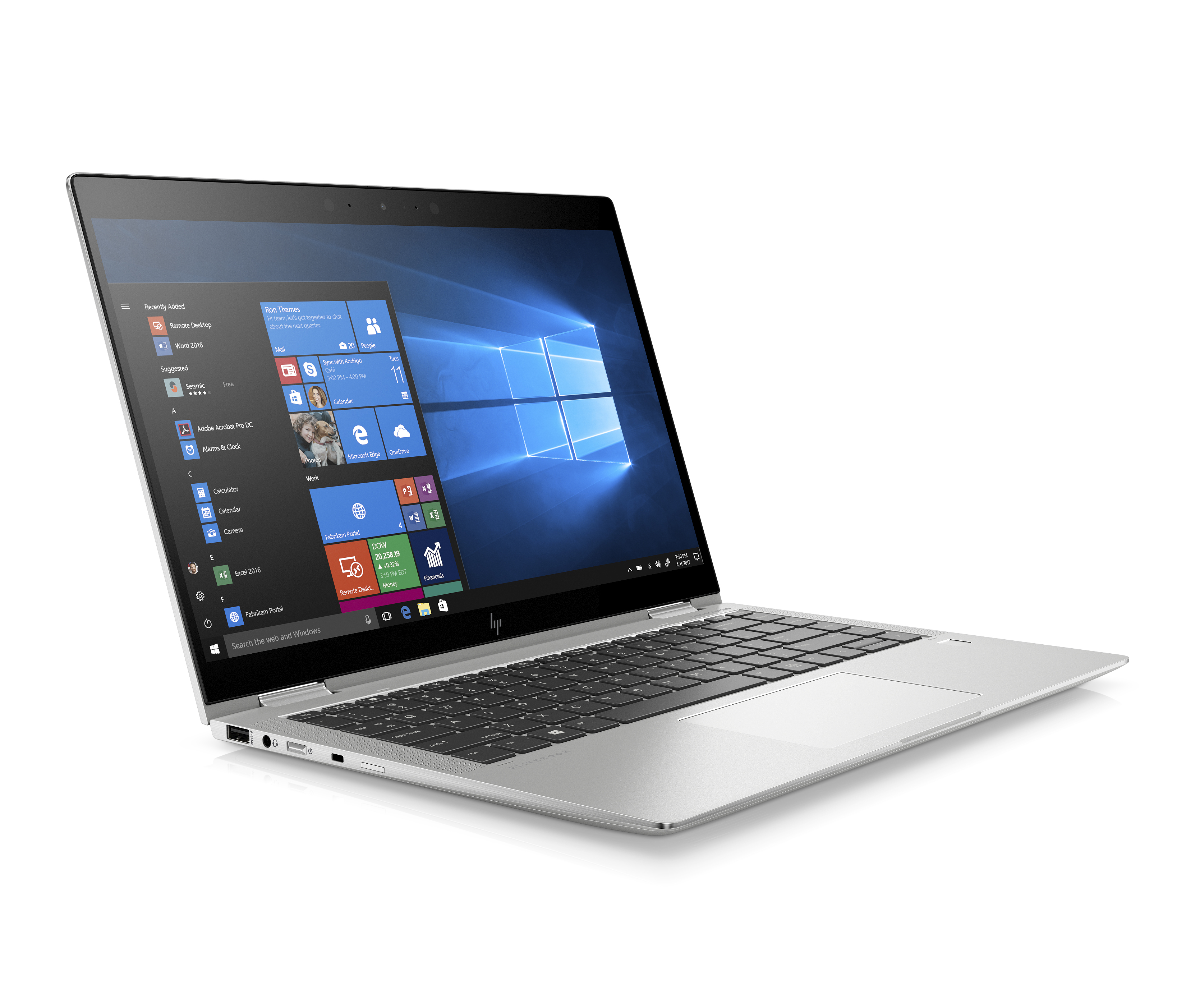 7KN24EA#ACB elitebook x360 1040 g6 14"(1920x1080)/touch/intel core i7 8565u(1.8ghz)/16384mb/512ssdgb/nodvd/int:intel hd graphics 620/67whr/war 3y/1.35kg/metallic grey/w10pro + 400 nit, no pen HP Santreyd  - Вид №2