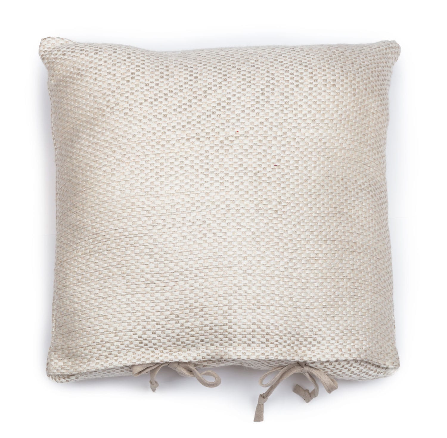 LEI_155_01_40 Подушка 40/40, белый, 100% лен LEITNER Santreyd 