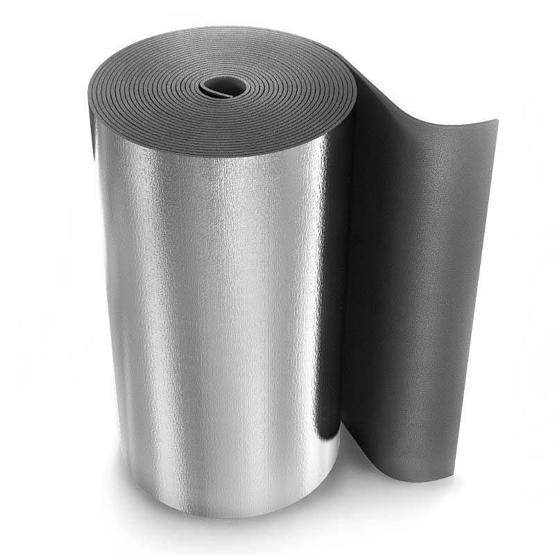 Рулон теплоизоляционный Energoflex Super AL с покрытием алюминиевой фольгой ROLS ISOMARKET 5мм х 1м х 20м EFXR05120SUAL