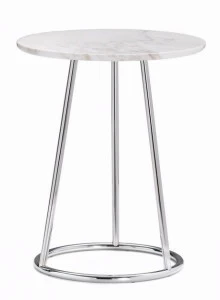 Flou Круглый журнальный столик из мрамора Angle
