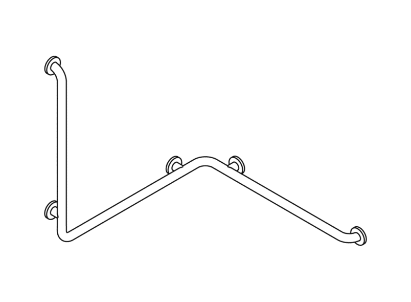 801.35BUS200 Душ, поручни для ванны (ада) HEWI USA Produkte 