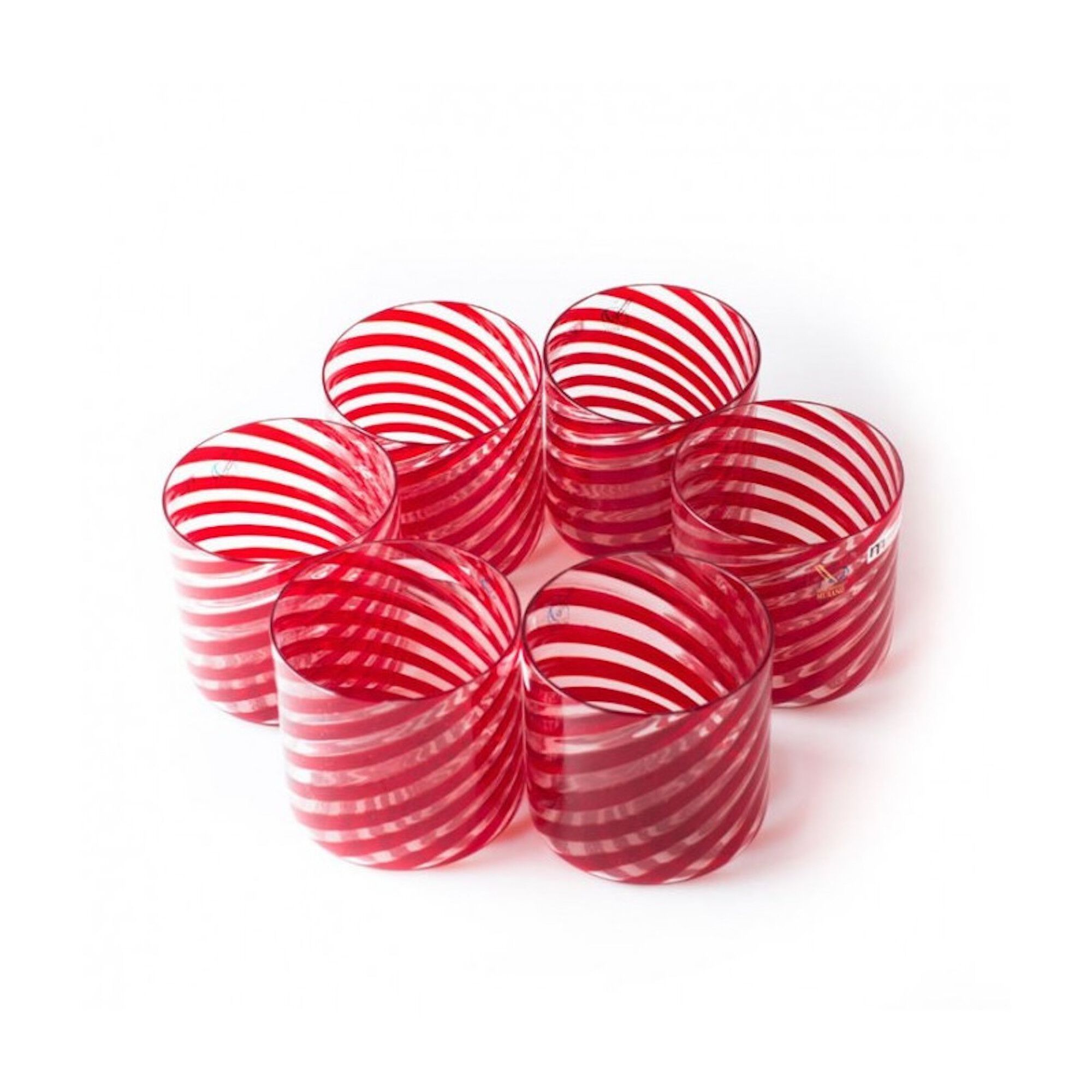 Набор из шести стаканов из муранского стекла ручной работы YourMurano готы ARCH-00021162 - Вид №4