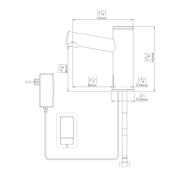 236300/400 Бесконтактный смеситель Elite для монтажа на палубе stern  - Вид №2