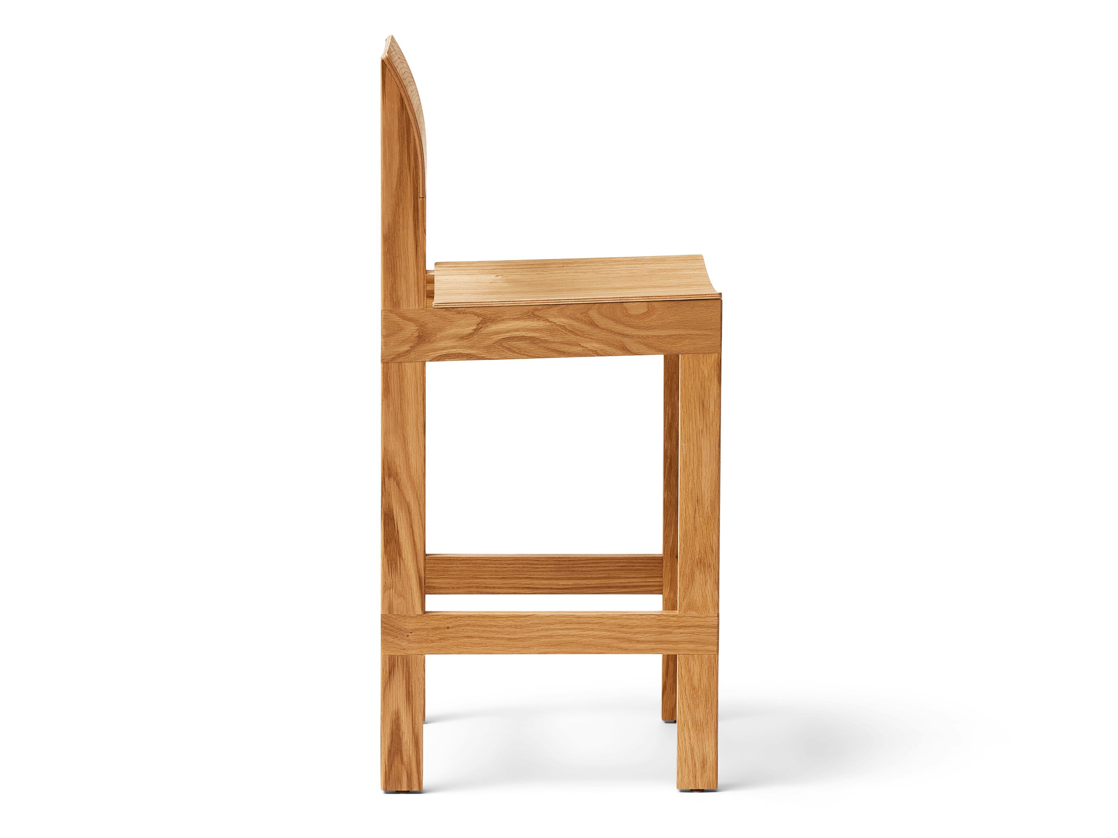 Высокий дубовый стул с подставкой для ног Form & Refine Sonder ARCH-00039829 - Вид №2