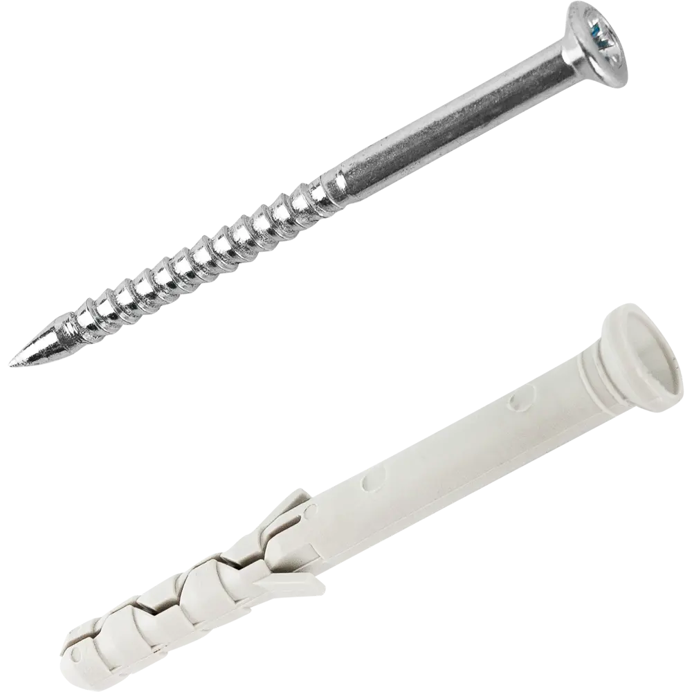 Дюбель-гвоздь с потайной манжетой Standers 6 x 60 мм нейлон 75 шт STLM-2201920