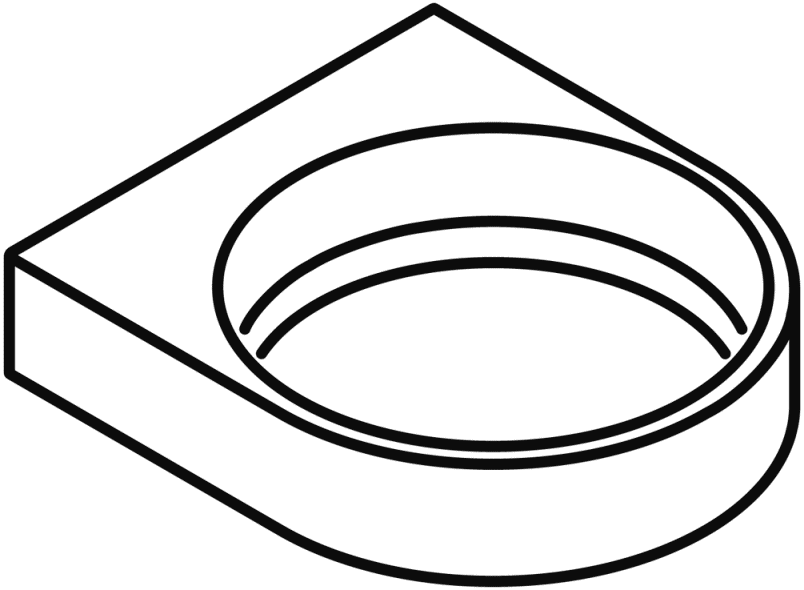 800.00.10090 держатель HEWI System 800 K  - Вид №23