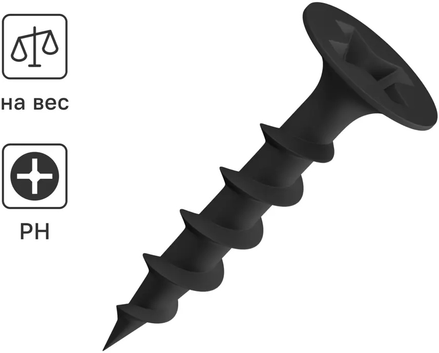 STANDERS Усиленные саморезы по дереву и гипсокартону 3,5×30 мм 82239654