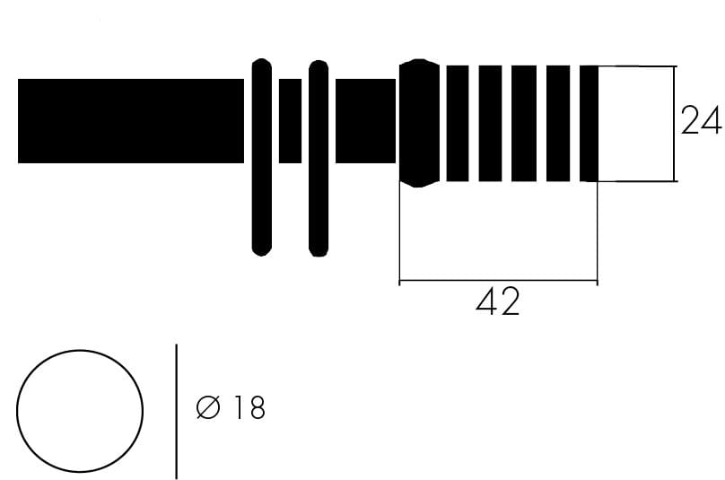 Карниз из нержавеющей стали Frandoli Эко ARCH-00139762 - Вид №2