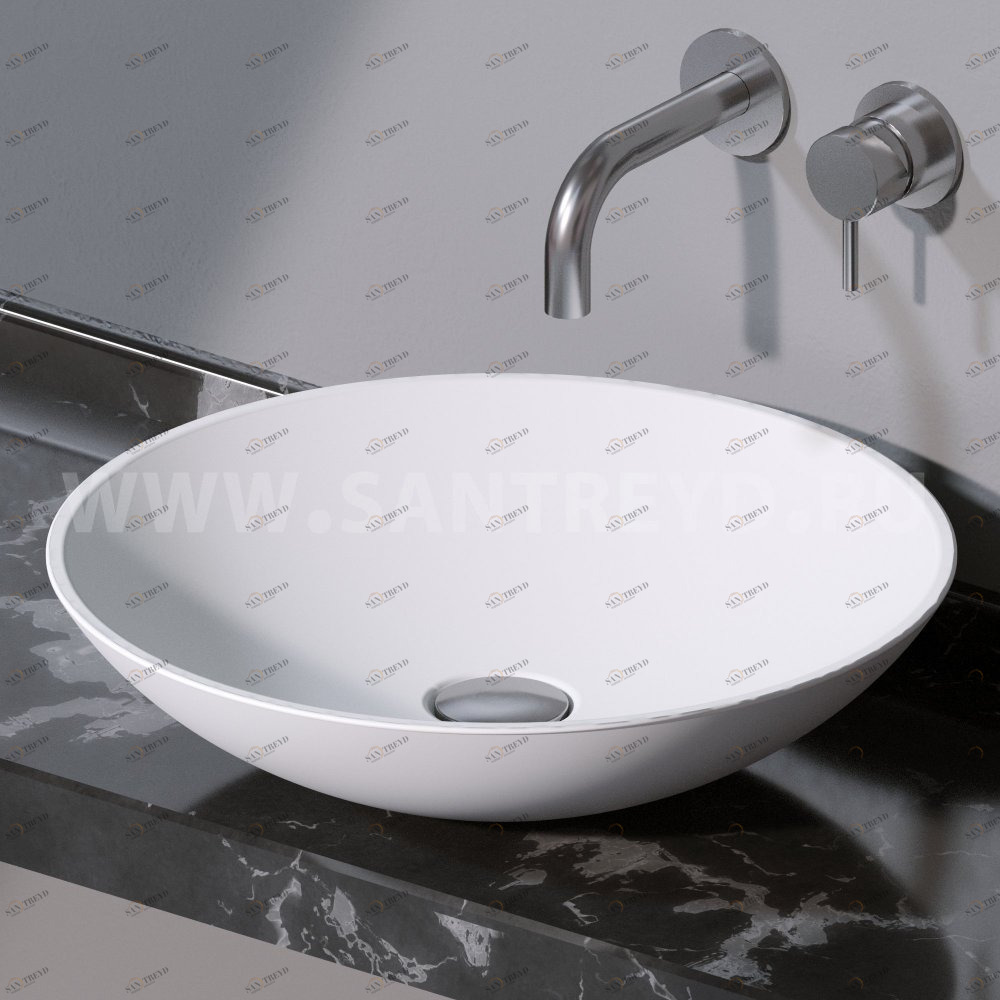 L257101 Накладная раковина на столешницу  круглая A. e T. Italia THIN AeT ITALIA