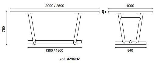 ALMA DESIGN Деревянный стол Woodbridge sun-id-1432658 - Вид №4