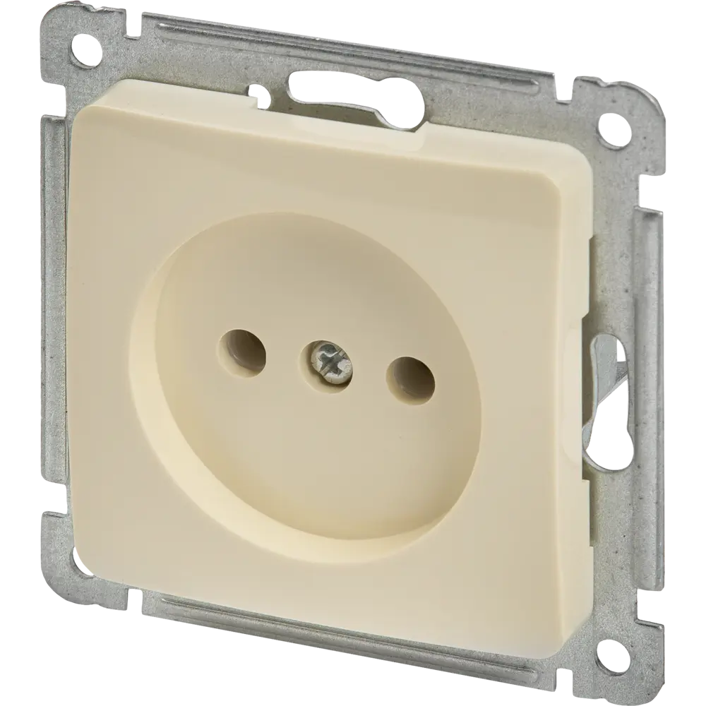 Розетка встраиваемая Hegel Мастер цвет слоновая кость STLM-2082193 - Вид №1