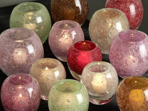 Подсвечник / стеклянная ваза